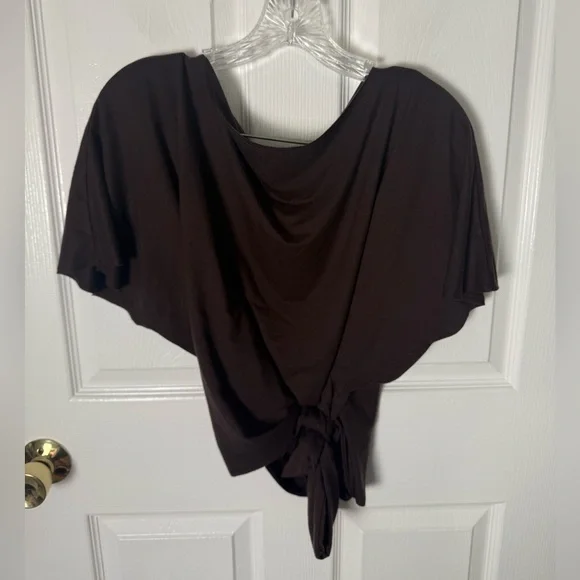 Reformation NEW Avery Knit Top in Mole Brown XL - Picture 2 of 5